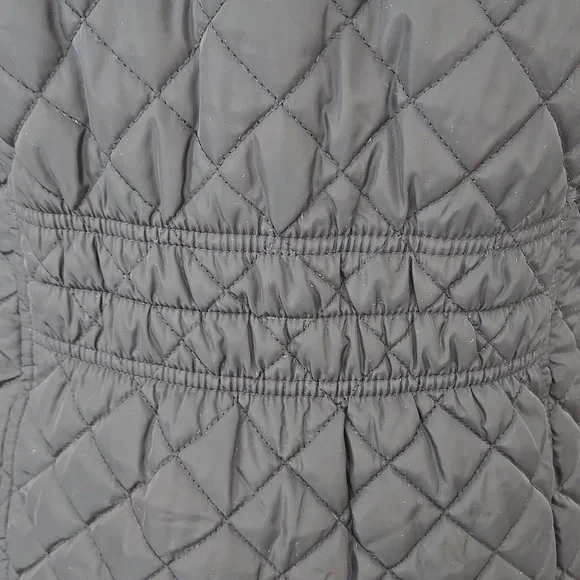 Calvin Klein Women's Quilted Black Hooded Jacket - Picture 8 of 16